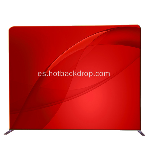 tela de tubería de aluminio de diseño rojo para el fondo de fotos